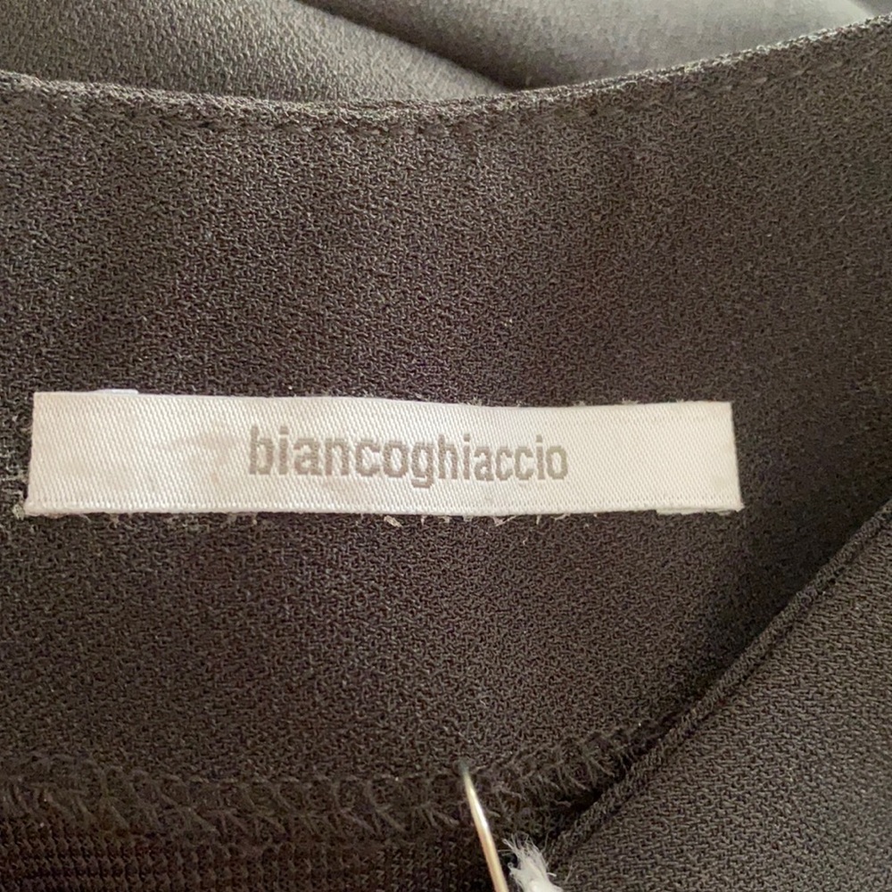 NWT biancoghiaccio Black Dress - Picture 4 of 11